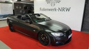 BMW 335i Convertible Satin Black by Folienwerk-NRW 2017 года